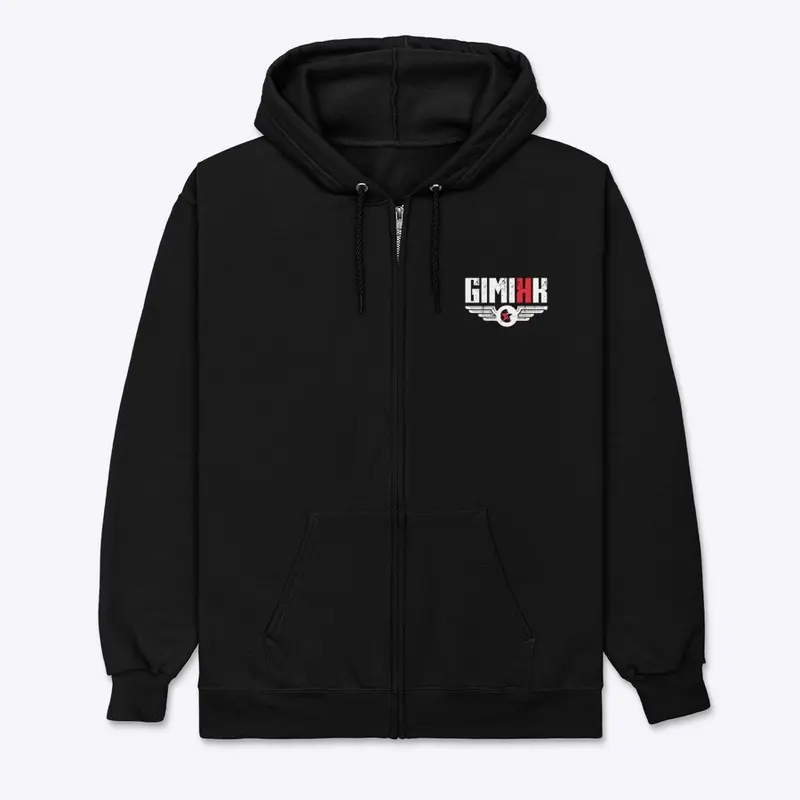 Gimikk Wing Zip Up Hoodie