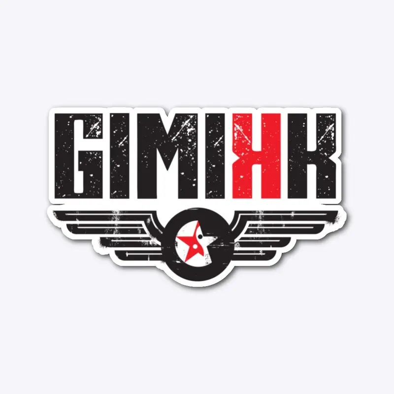 Gimikk Wings Black/Red Logo